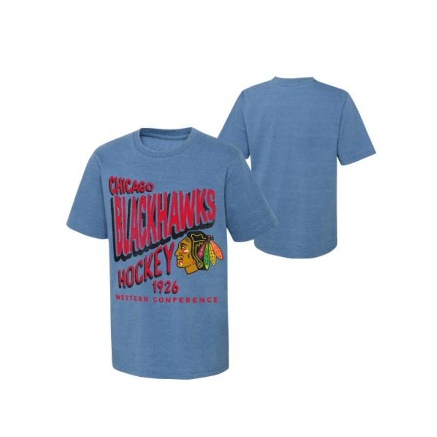 NHL RETROGRADE SS CREW NK TEE CHICAGO BLACKHAWKS DETSKÉ TRIČKO